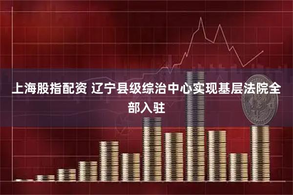 上海股指配资 辽宁县级综治中心实现基层法院全部入驻