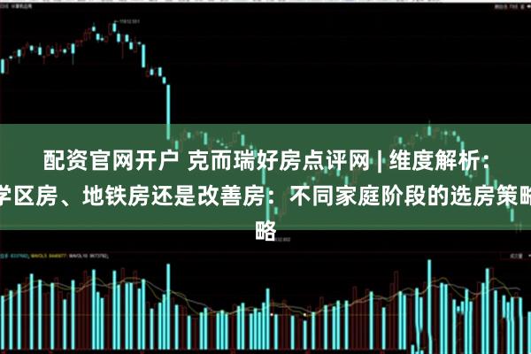 配资官网开户 克而瑞好房点评网 | 维度解析：学区房、地铁房还是改善房：不同家庭阶段的选房策略
