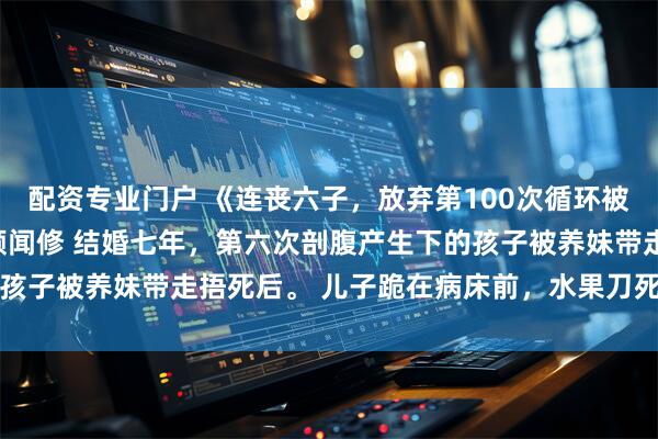 配资专业门户 《连丧六子，放弃第100次循环被抹杀后》江枕眠江清霜顾闻修 结婚七年，第六次剖腹产生下的孩子被养妹带走捂死后。 儿子跪在病床前，水果刀死死抵在颈动